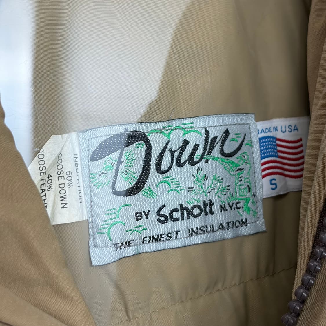 쇼트 schott 다운 패딩 자켓 상품이미지7