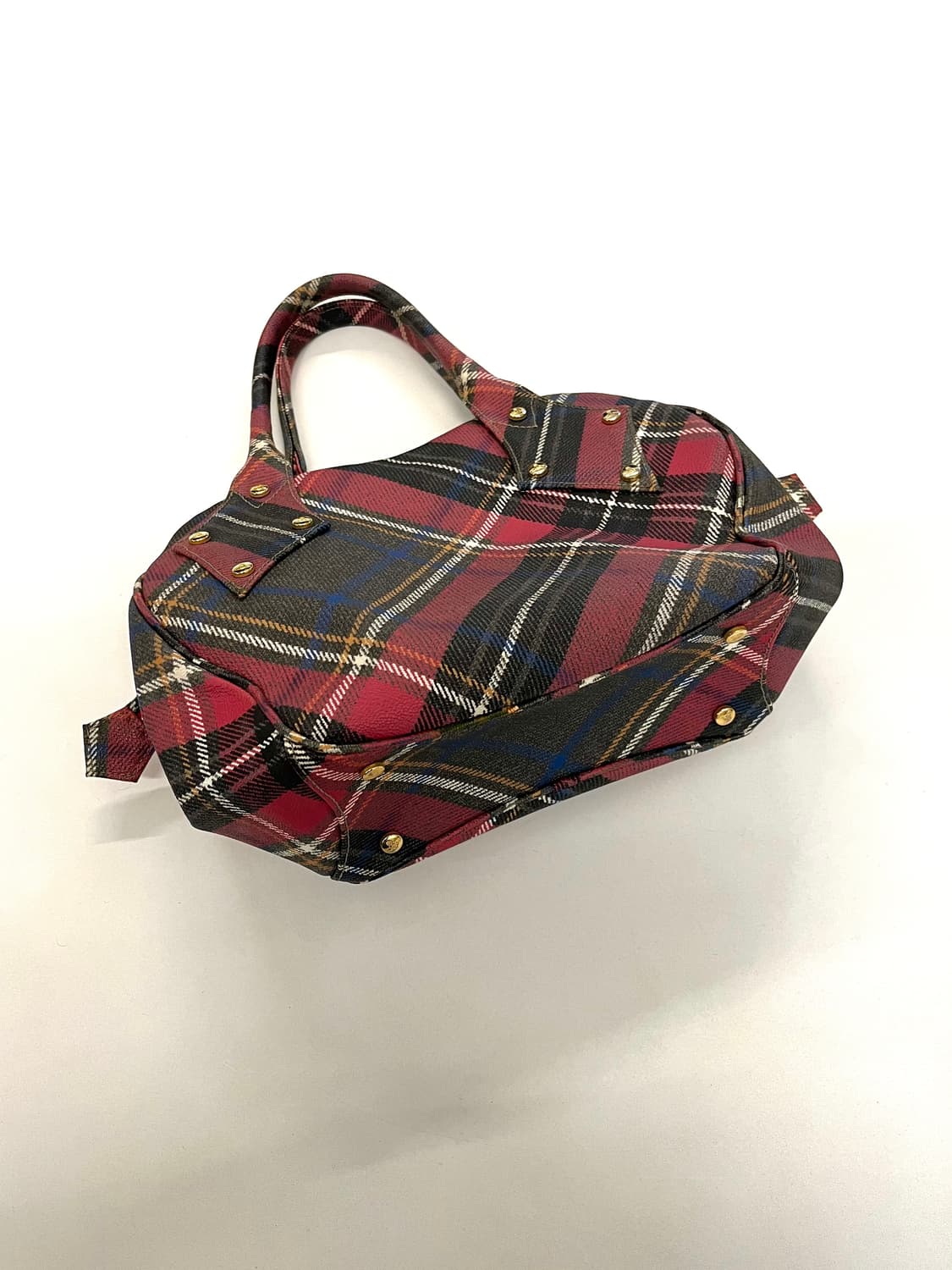 비비안웨스트우드 체크 하트 실루엣 백 상품이미지9