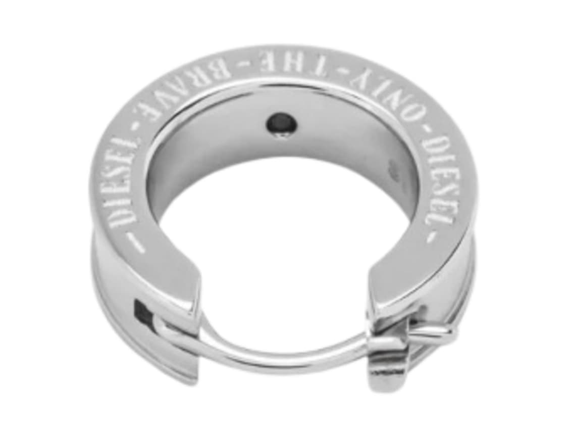 디젤 disel 실버 이어링 귀걸이 스테인리스 상품이미지1