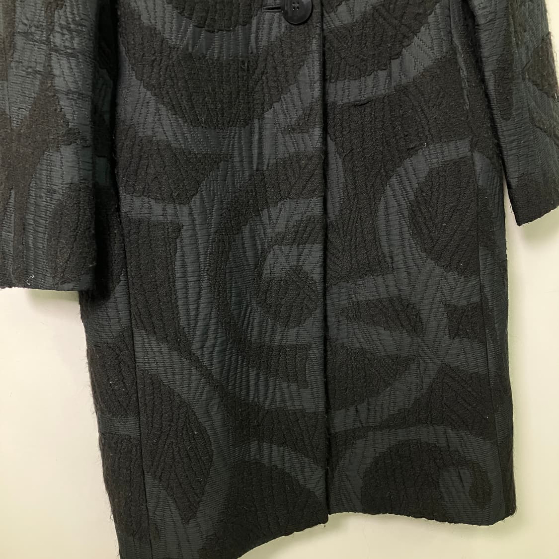 막스 마라 블랙 패턴 코트 38 상품이미지6