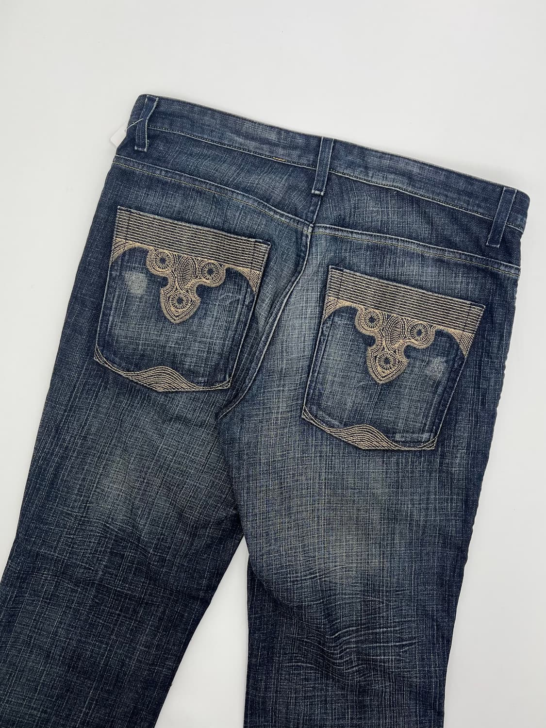 빈티지 백 포켓 디테일 데님팬츠 상품이미지2