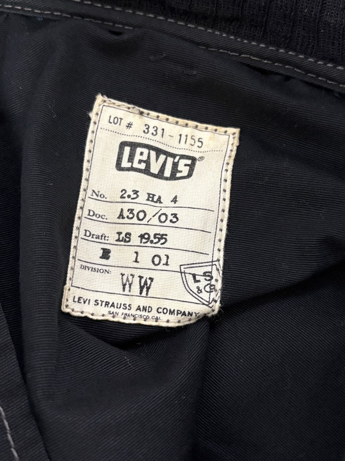 리바이스 흑청 필드자켓 상품이미지6