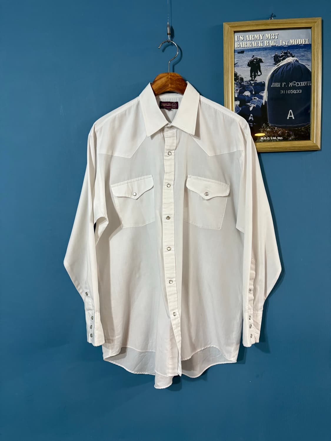 sheplers White western shirt.  상품이미지1
