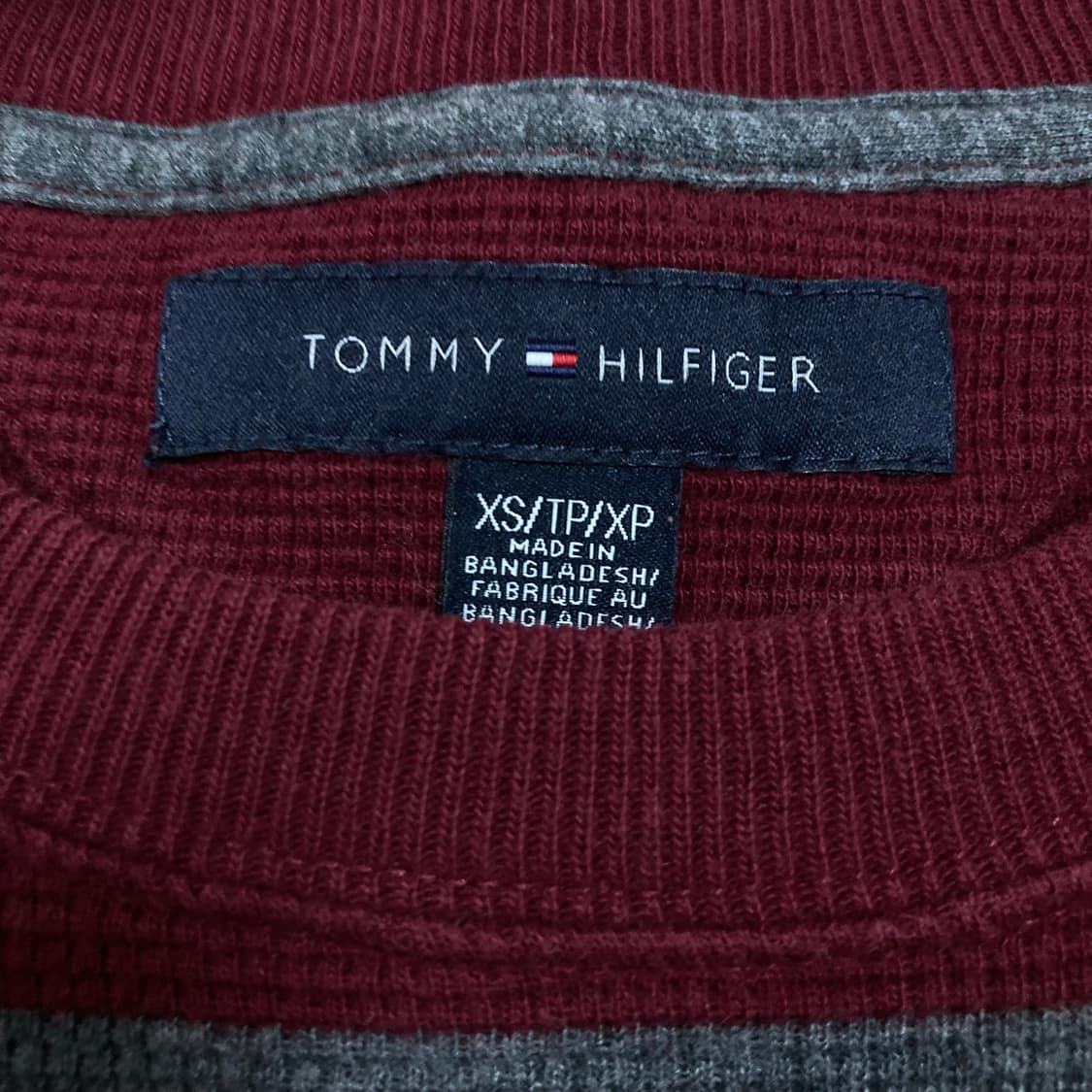 타미힐피거 스몰 로고 믹스 컬러 롱 슬리브 상품이미지3