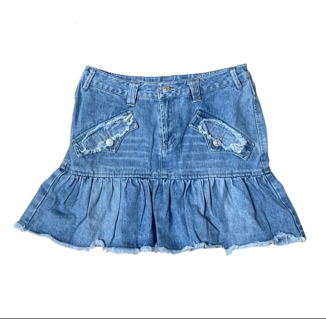 그런지 데님 스커트 상품이미지2