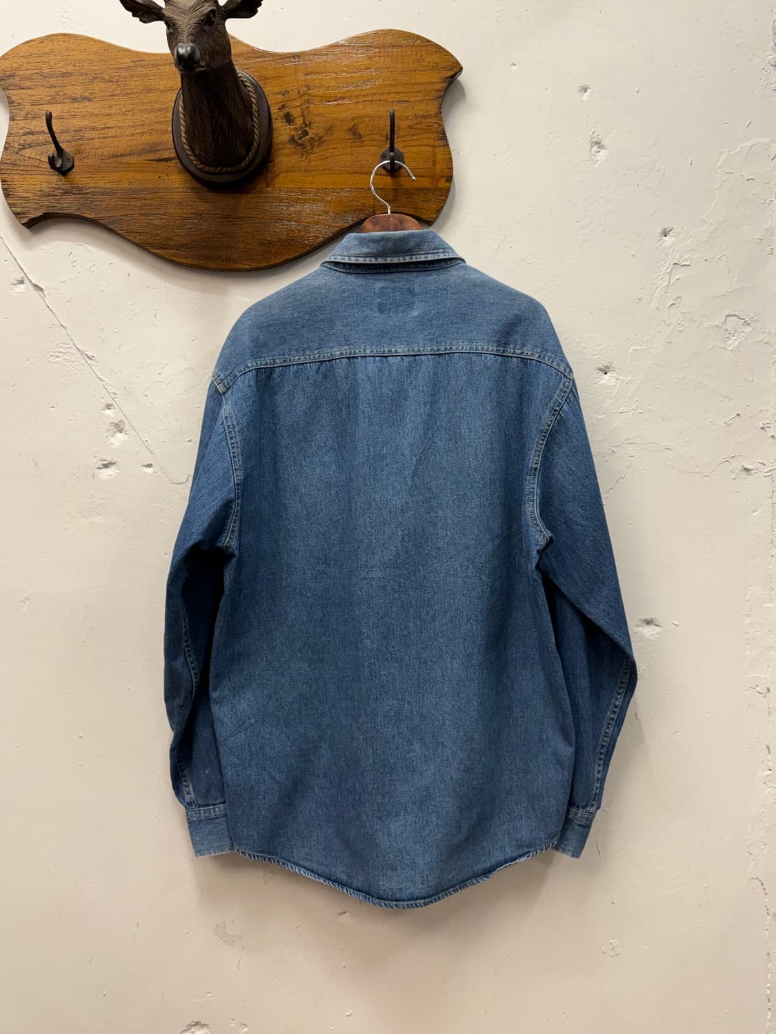 L) 90s Levi’s Orange Tab Denim Work Shir 상품이미지5