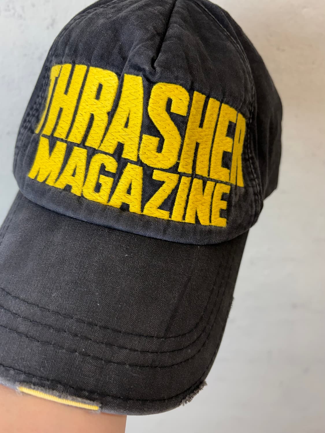 트레셔 빈티지 자수 로고 볼캡 상품이미지2