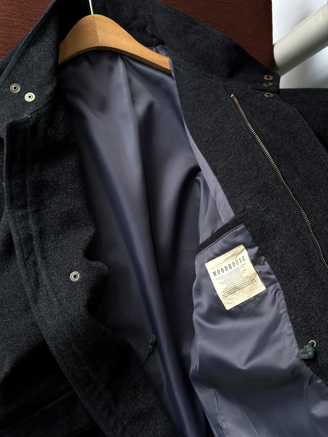 Mosser wool blend mil design mid coat 상품이미지5