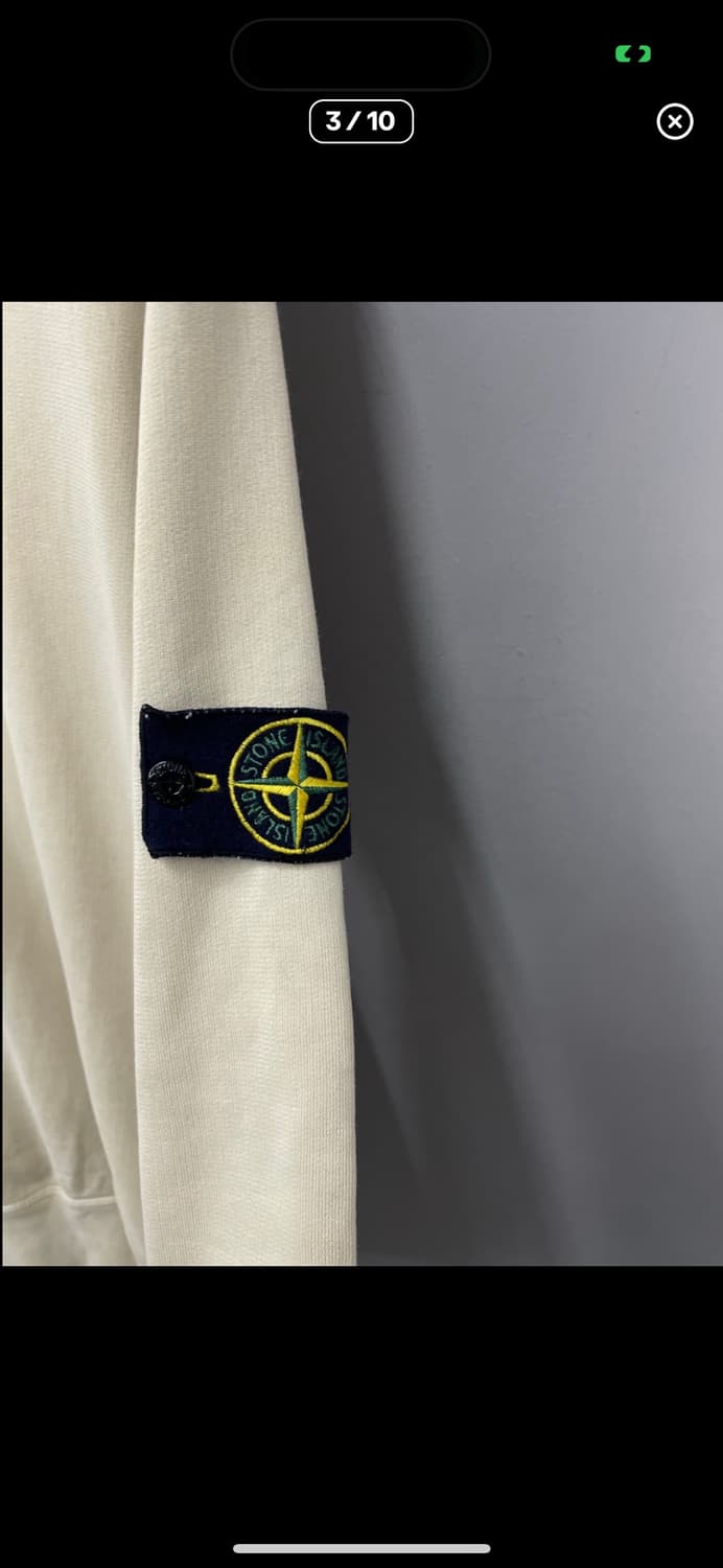 스톤아일랜드 와팬 패치 아이보리 맨투맨 A3317 상품이미지3