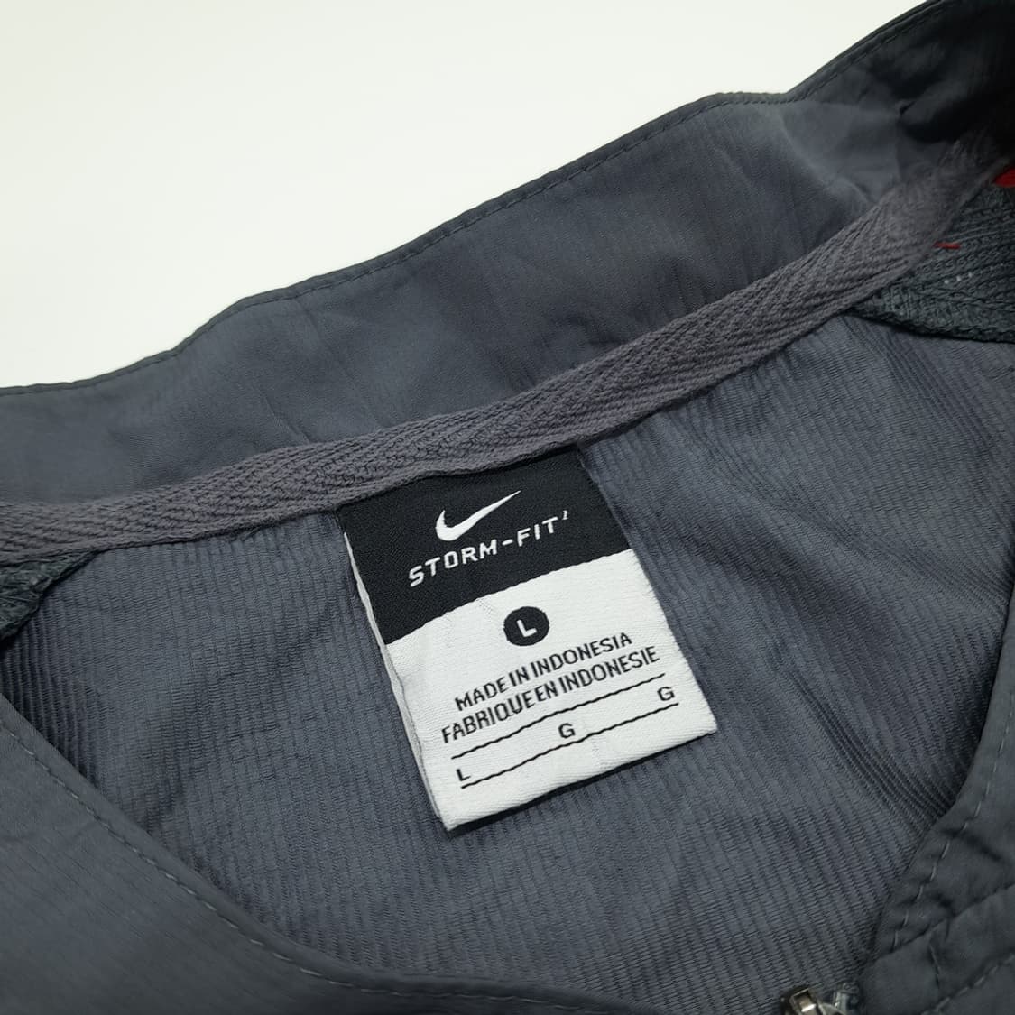 CN797 L 나이키 그레이 원드브레이커 바람막이 자켓 점퍼 상품이미지4