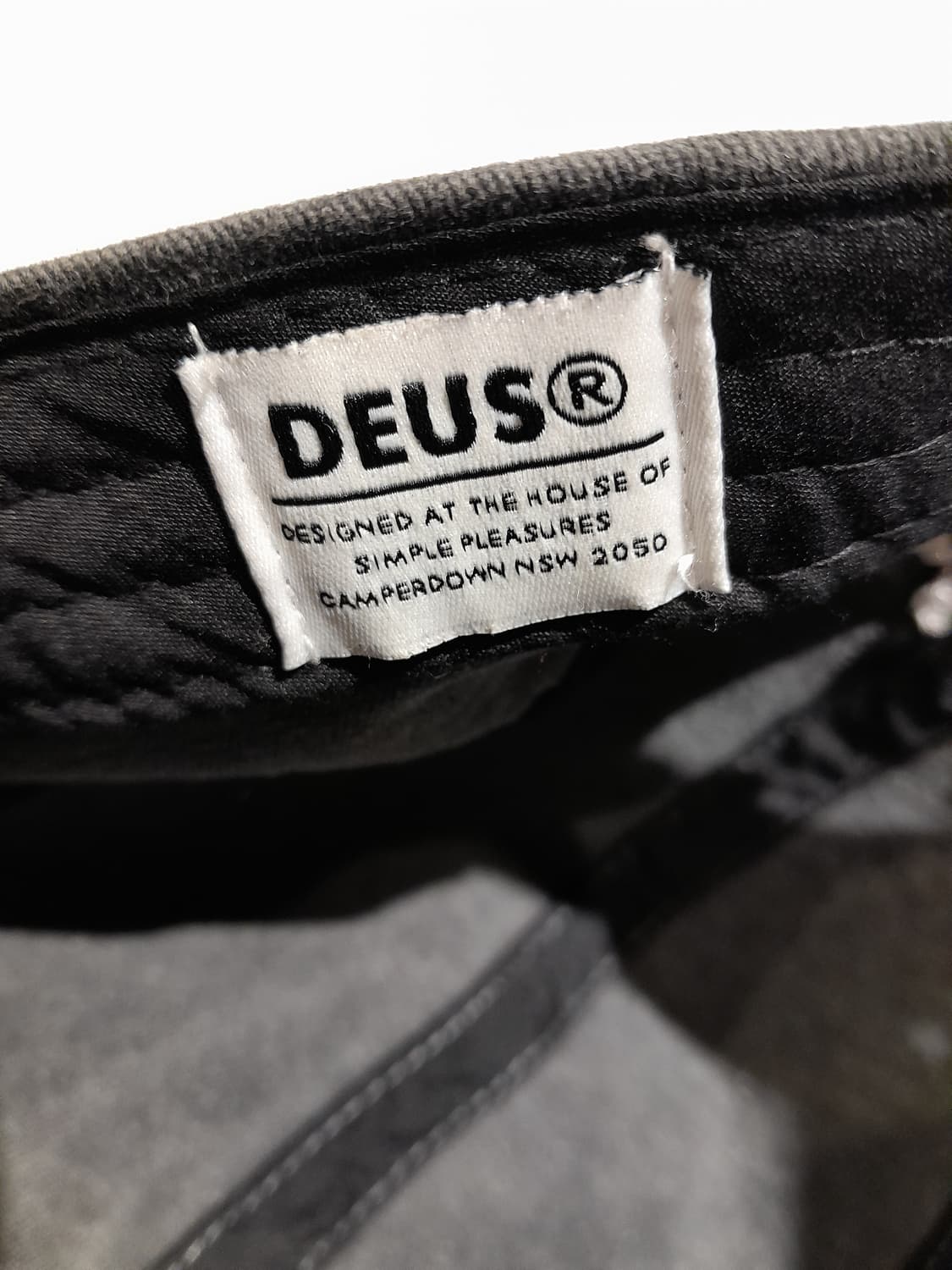 💥데우스 엑스마키나 빈티지 워싱 캠프캡 (챠콜)
 상품이미지8