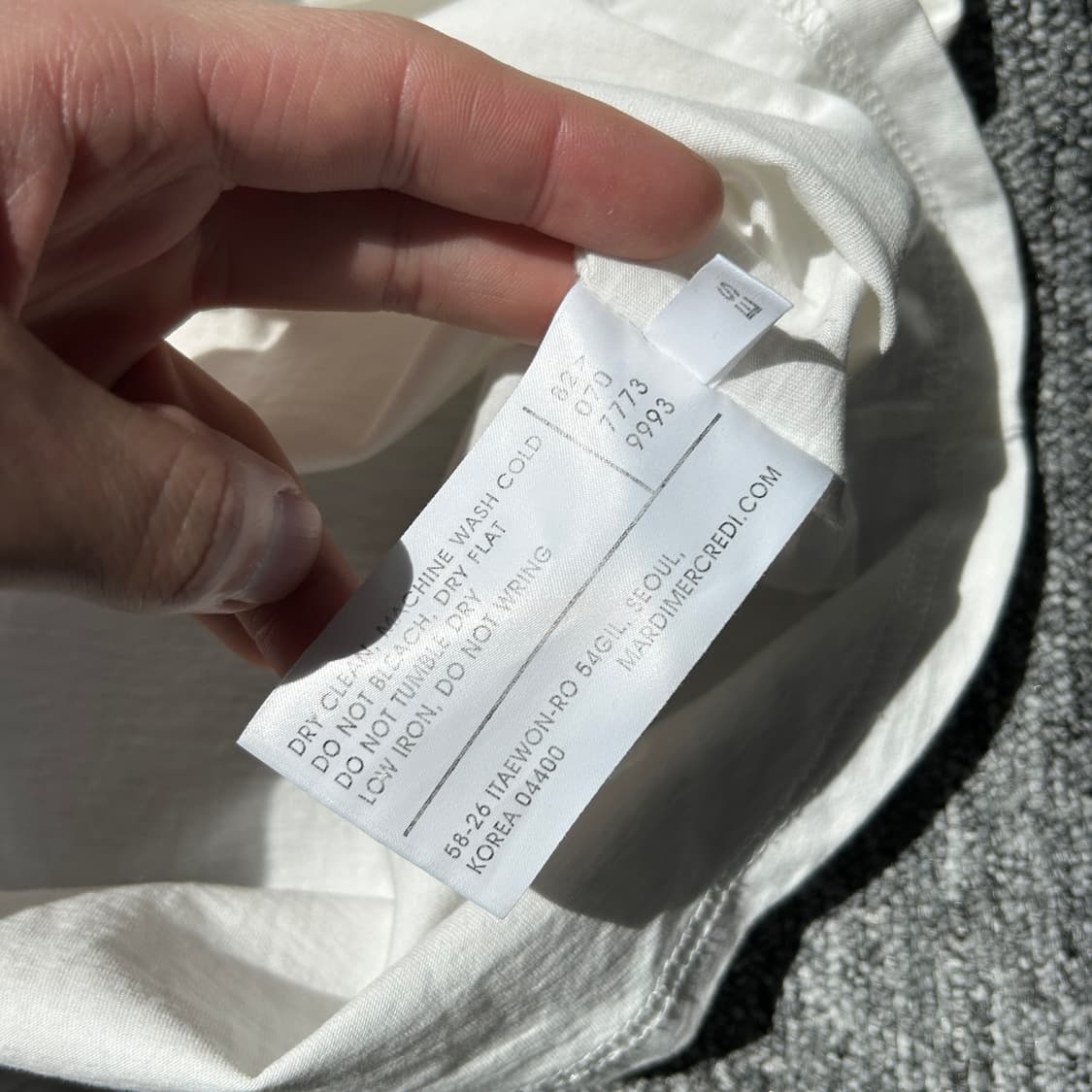 마르디 메크르디 빅로고 반팔티셔츠  상품이미지7