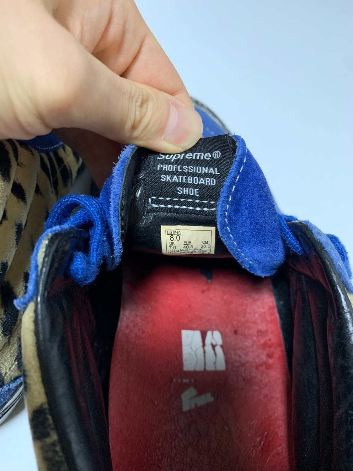 슈프림반스 레오파드 미드 상품이미지3