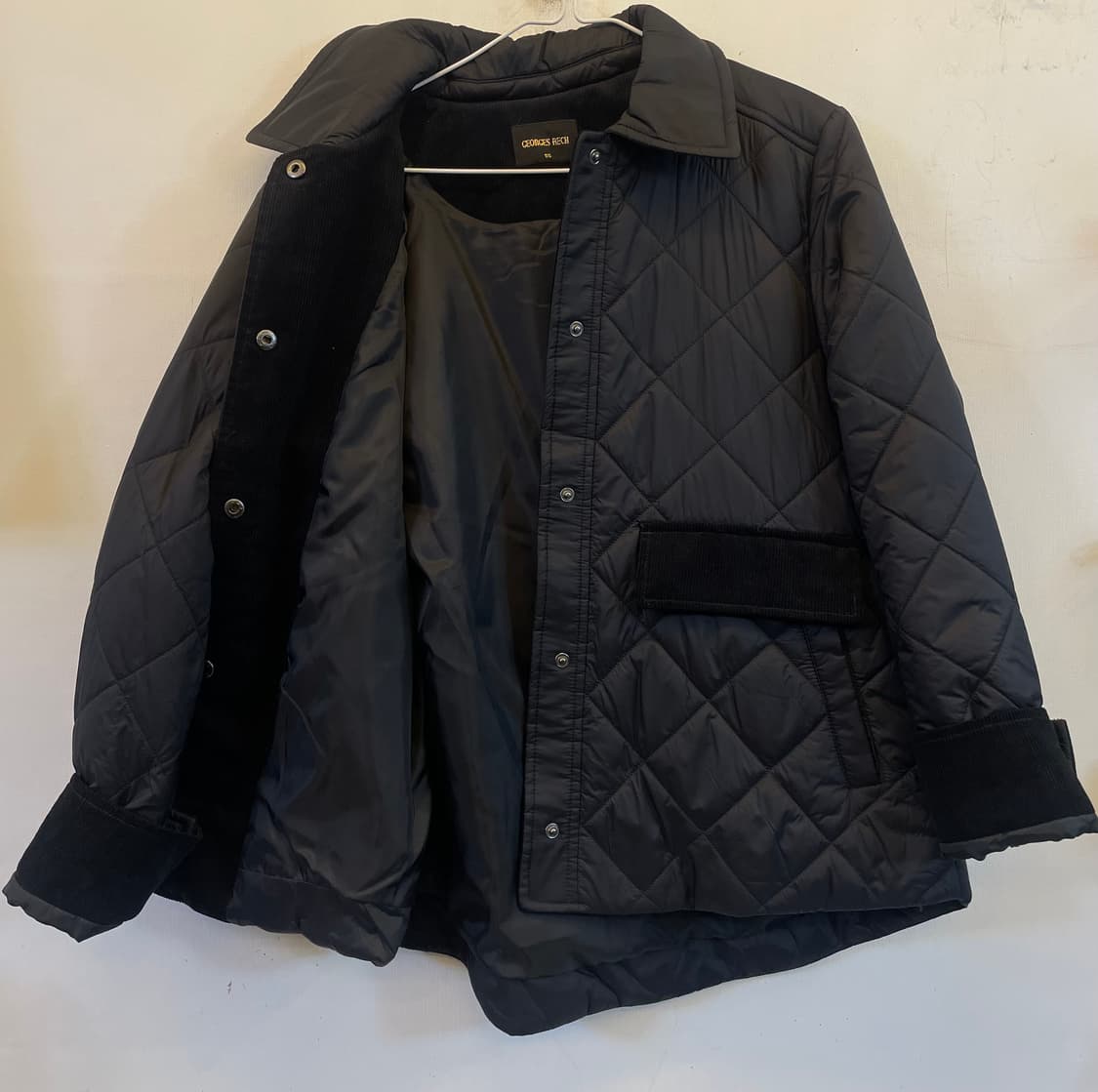 죠르쥬레쉬 코듀로이배색 퀼팅자켓:) 경량패딩 경량자켓 퀼팅패딩 상품이미지3