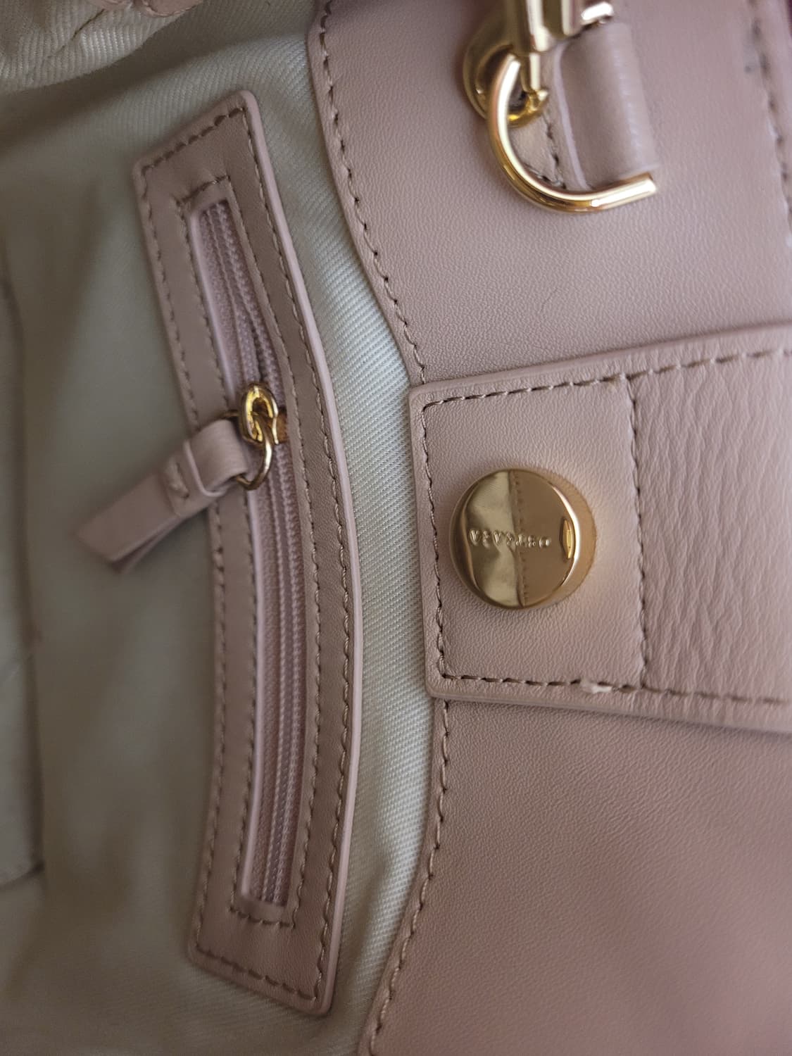 오스트카카OSTKAKA 퀼팅 버킷백 리카 미니 베이지 상품이미지9