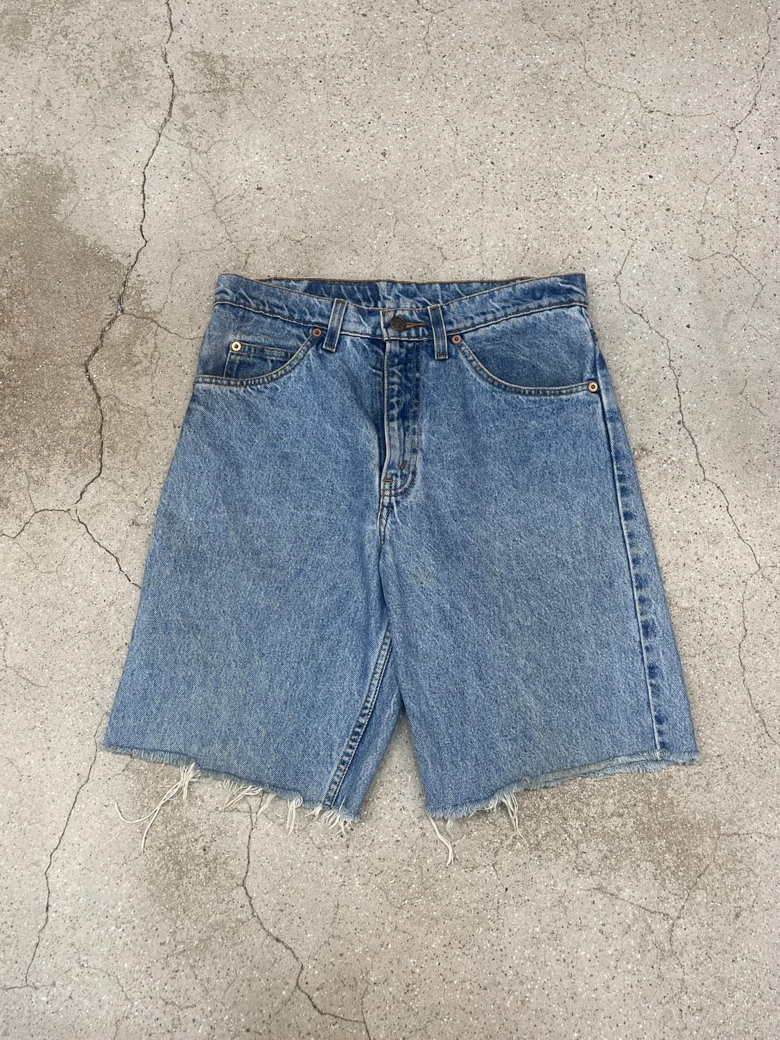 90's Levi's 550 denim shorts 상품이미지1