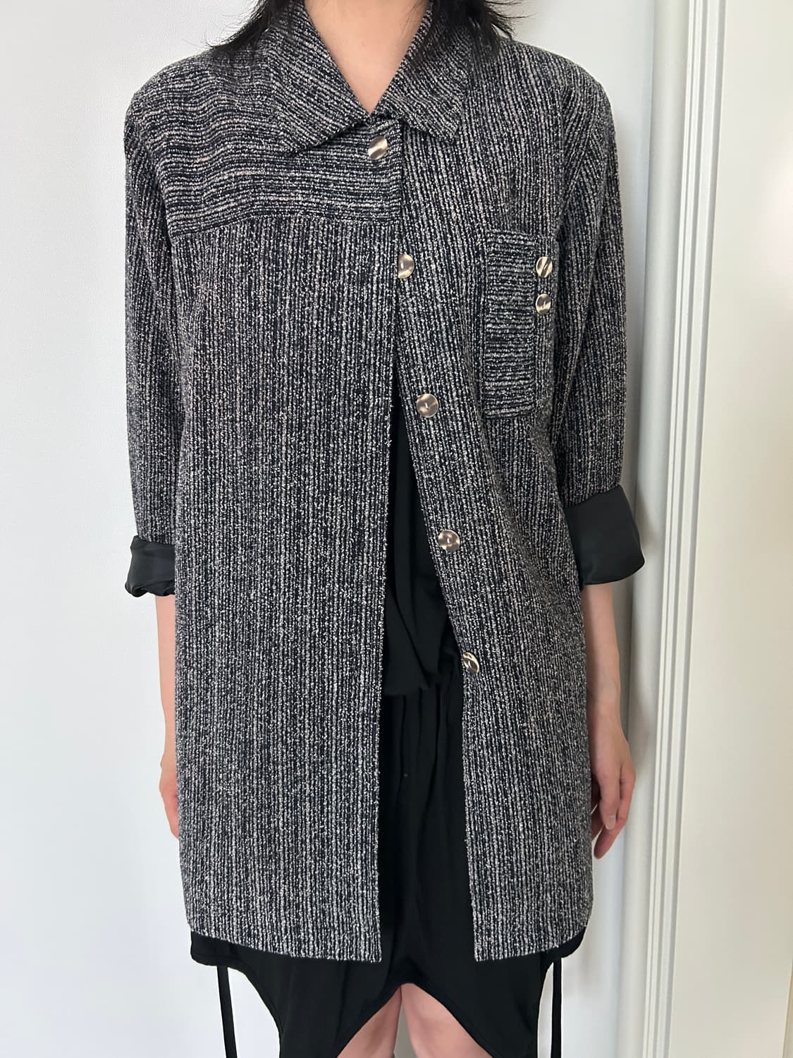 Calm Grey Stripe Shirt / 빈티지 셔츠 상품이미지4