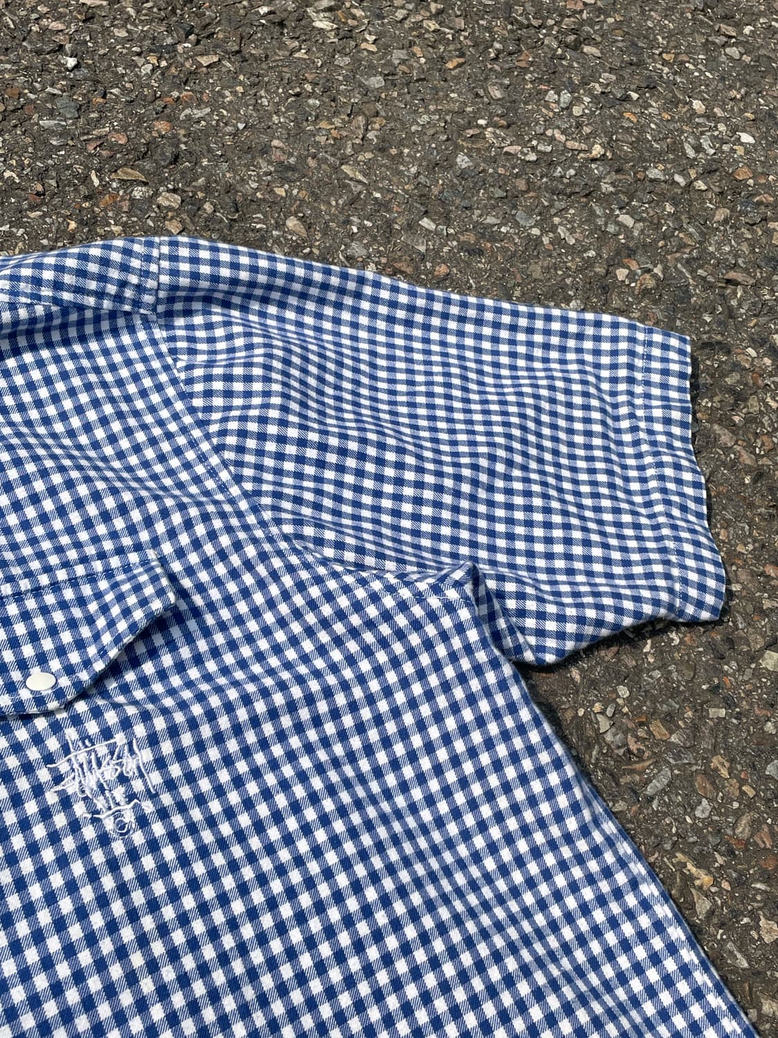 스투시 stussy gingham check shirt 상품이미지4