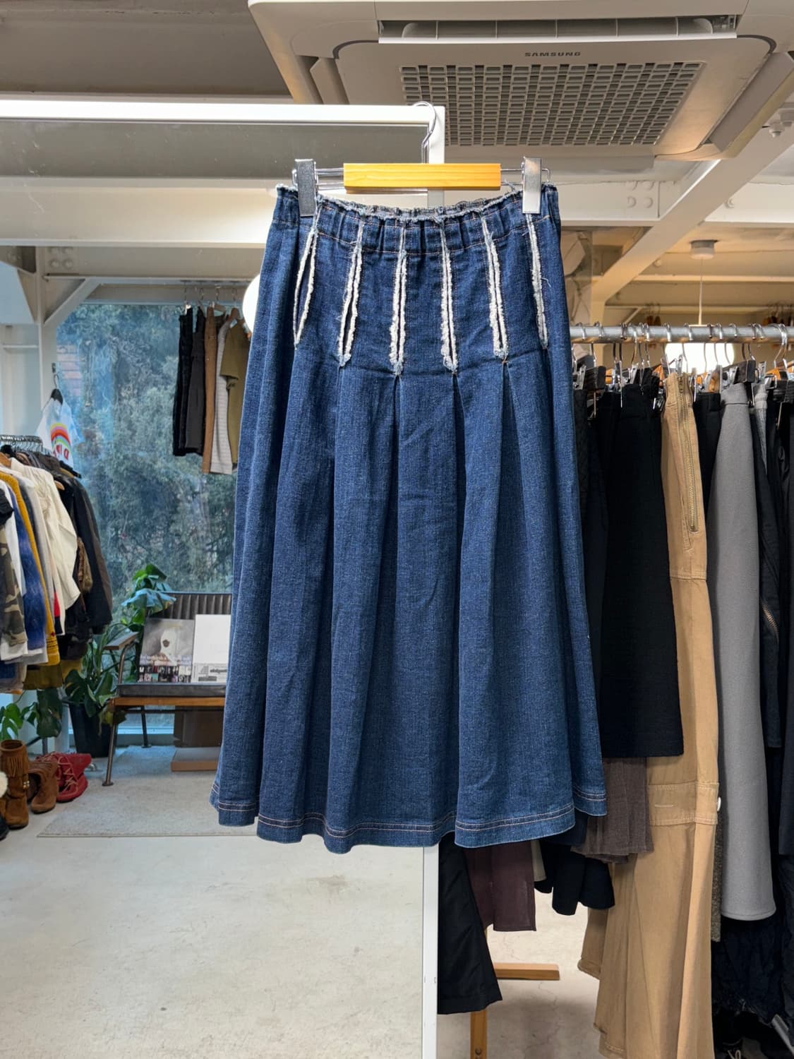 Y's for living 데님 플레어 스커트 상품이미지2