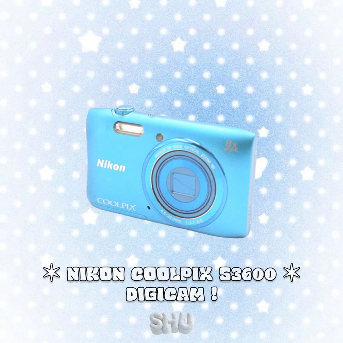 니콘 쿨픽스 S3600  빈티지 디카 블루 상품이미지3