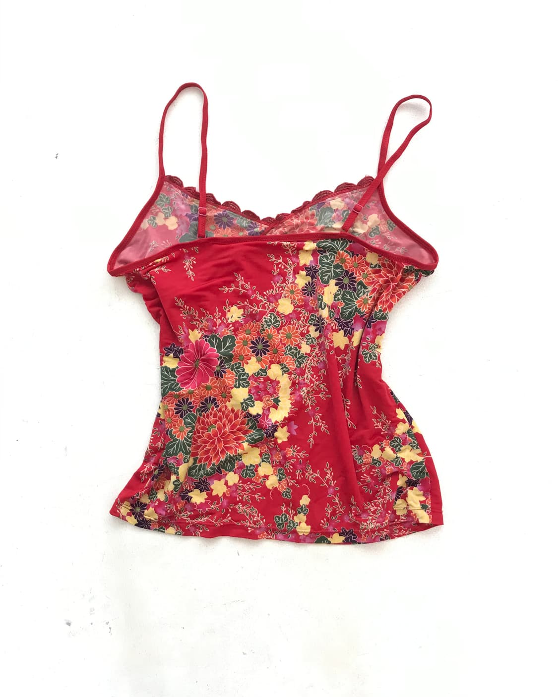 Tropical flower mini red sleeveless 상품이미지2