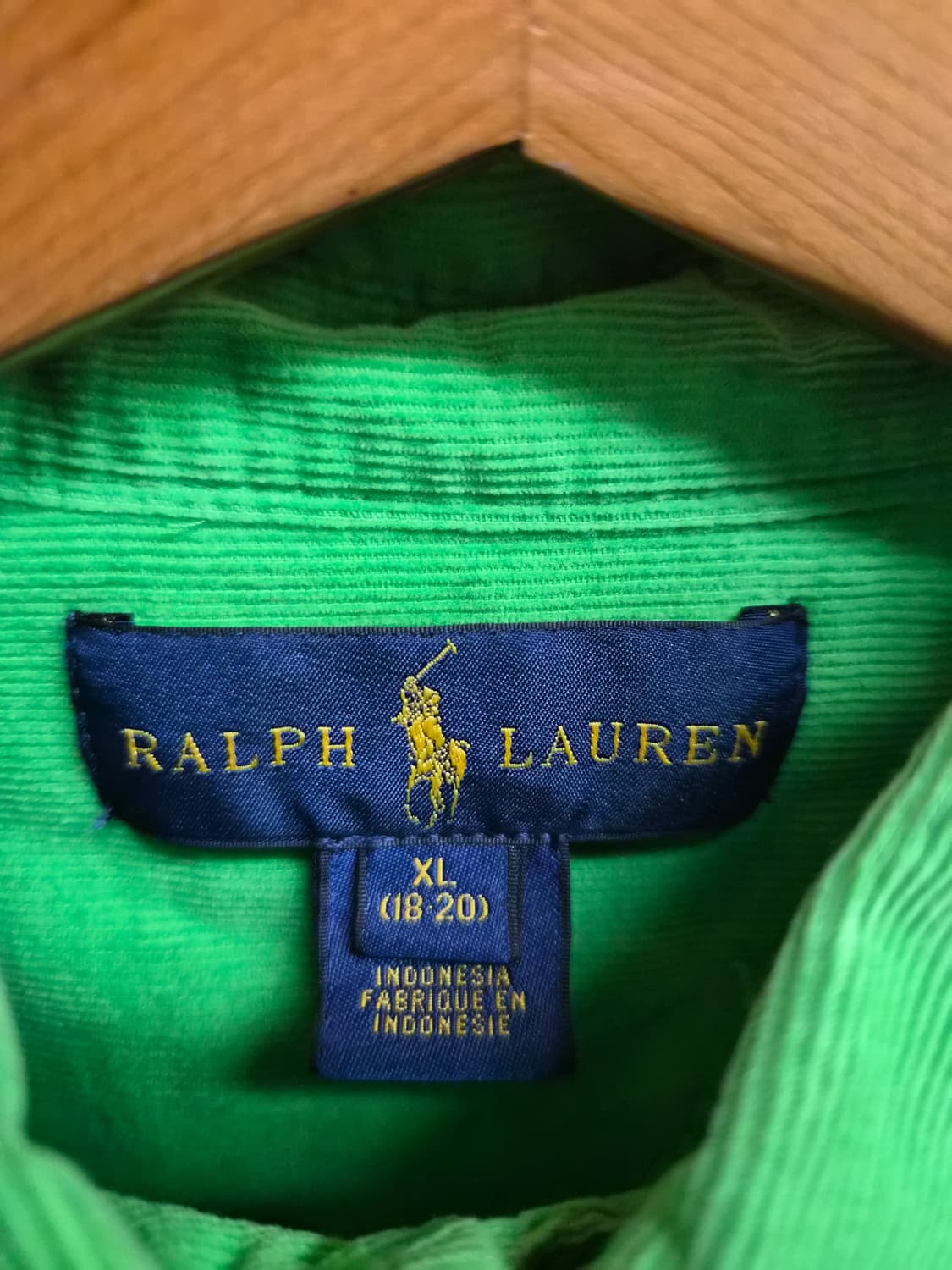 키즈 XL/18~20) 폴로 랄프로렌 코듀로이 셔츠 팝니다 상품이미지3