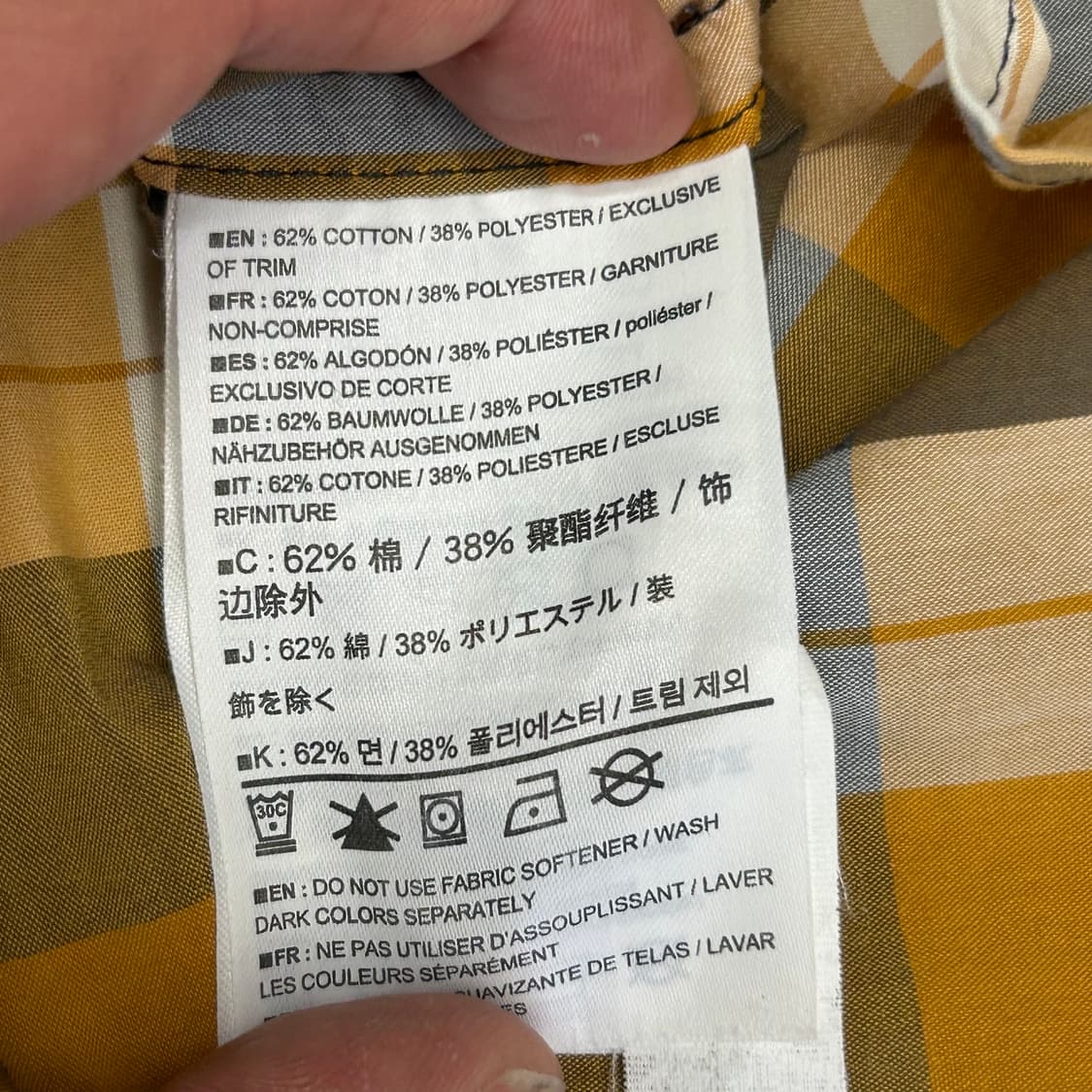 XL 아크테릭스 체크 반팔셔츠 상품이미지5