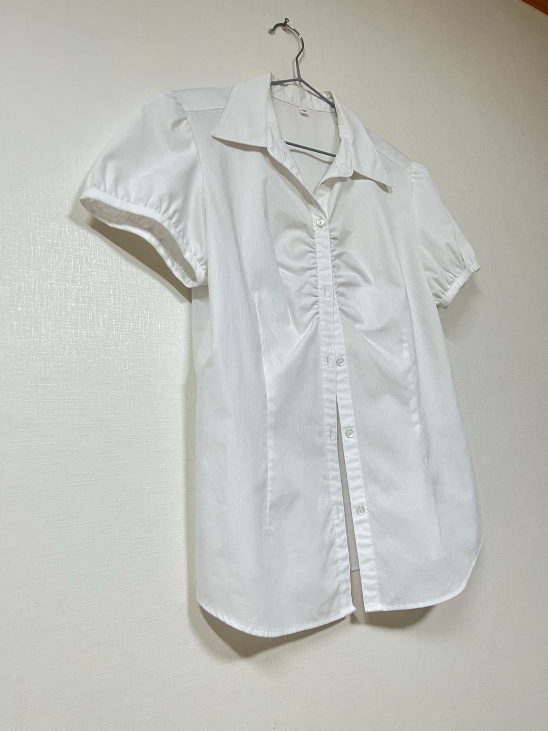 브랜디멜빌깔 일본빈티지 화이트 퍼프 블라우스 상품이미지3