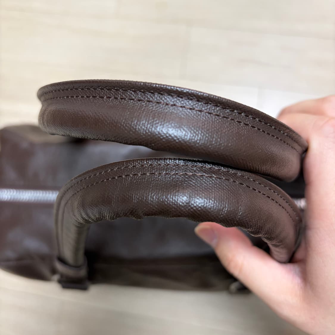 요시다포터 porter 프리스타일 보스턴백 브라운 (미사용에 가까움) 상품이미지7