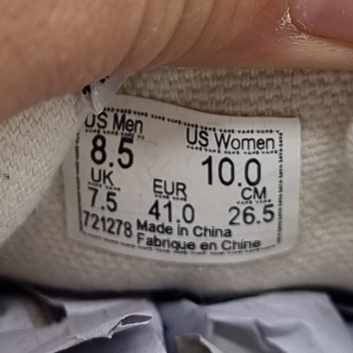 반스 피어오브갓 남성스니커즈265 상품이미지6