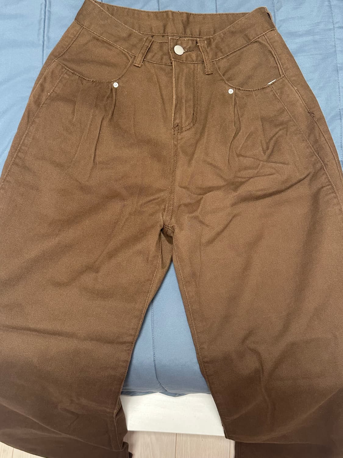 브라운 초코 와이드 팬츠 빈티지 모리걸 y2k 상품이미지1