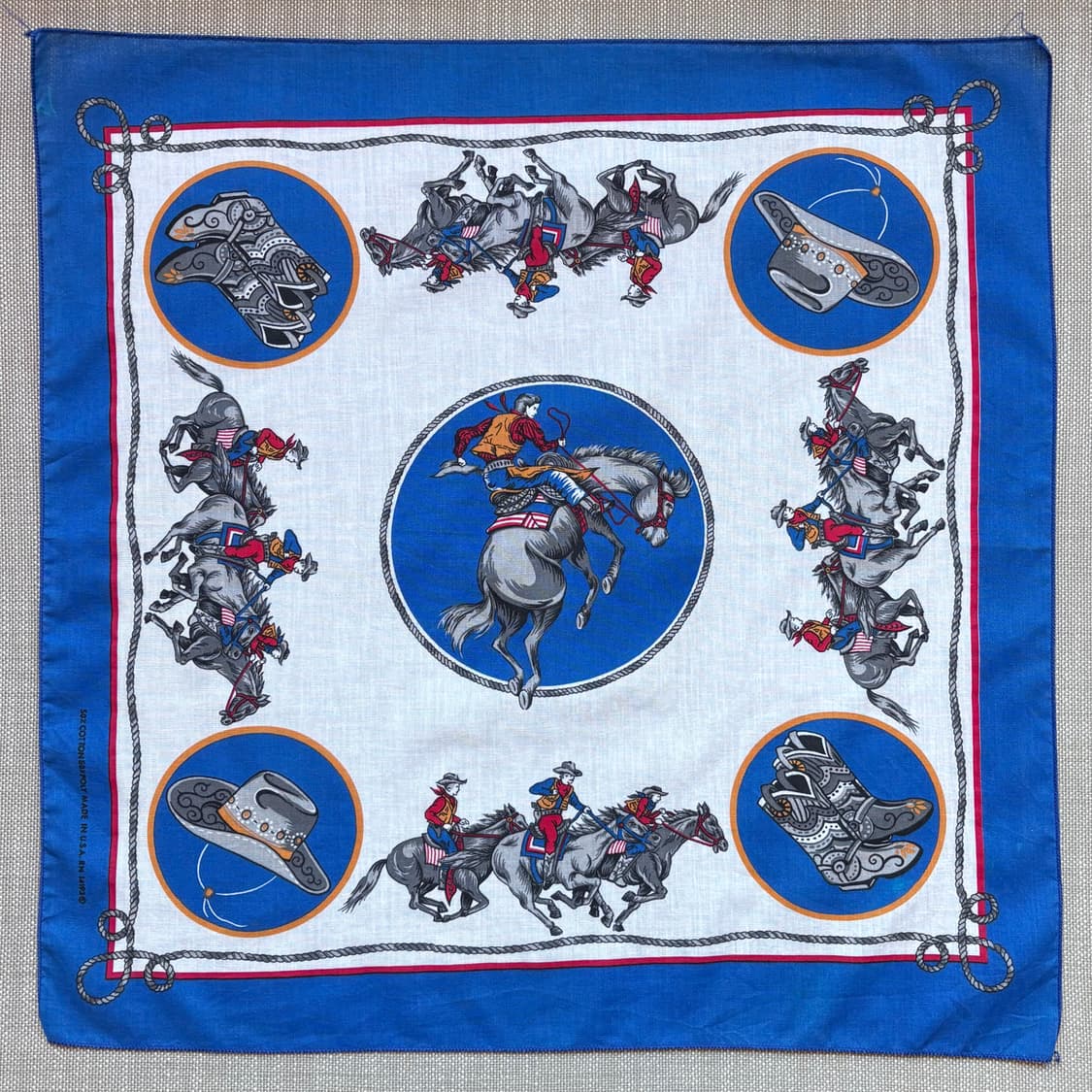 90s USA 아메리칸 웨스턴 반다나 상품이미지2