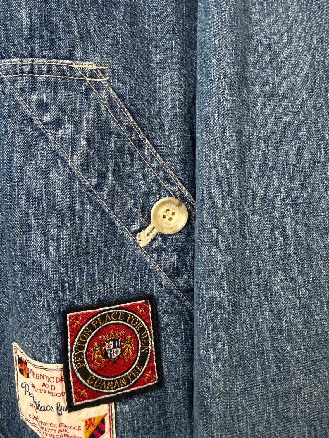 90s PPFM 데님 워크 자켓 상품이미지4