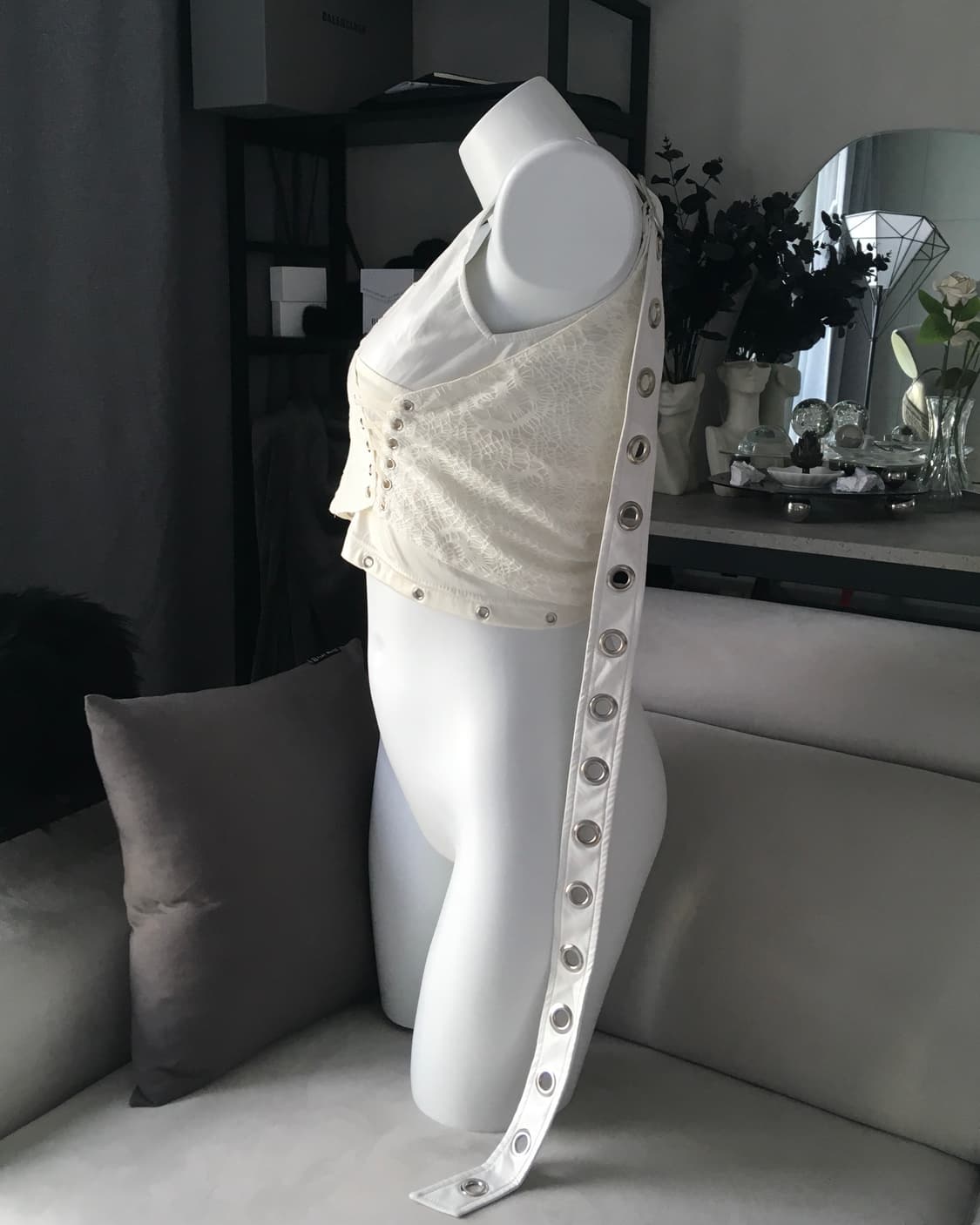 ༒ SATURN LAYERS SET-UP PIECE IN WHITE 상품이미지3
