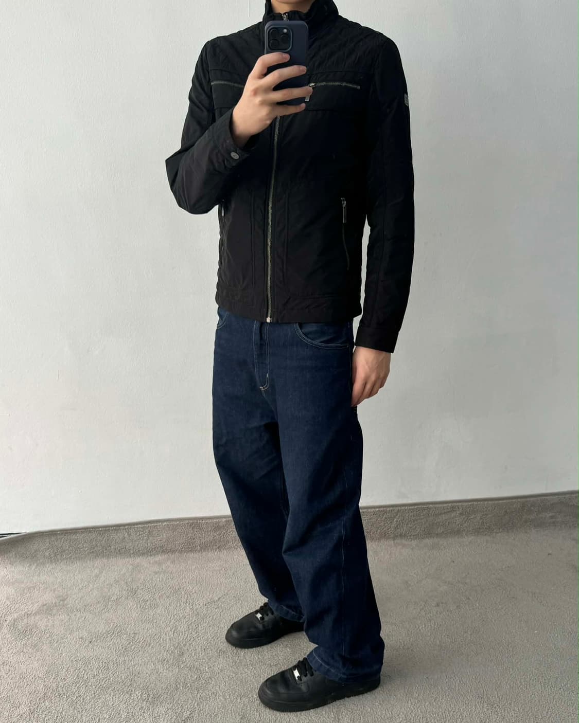 [M] 캘빈클라인 진스 멀티포켓 00s 퀄티드 집업 자켓 상품이미지3