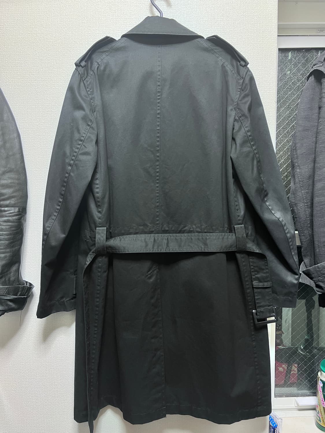 요지야마모토 Y’s / 블랙 트렌치코트 상품이미지3