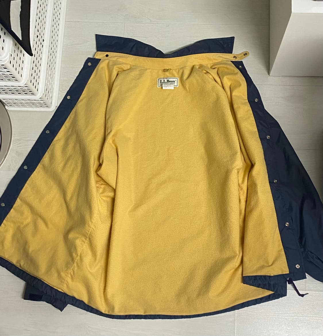 80년대 엘엘빈 코치자켓 네이비 xl 상품이미지5