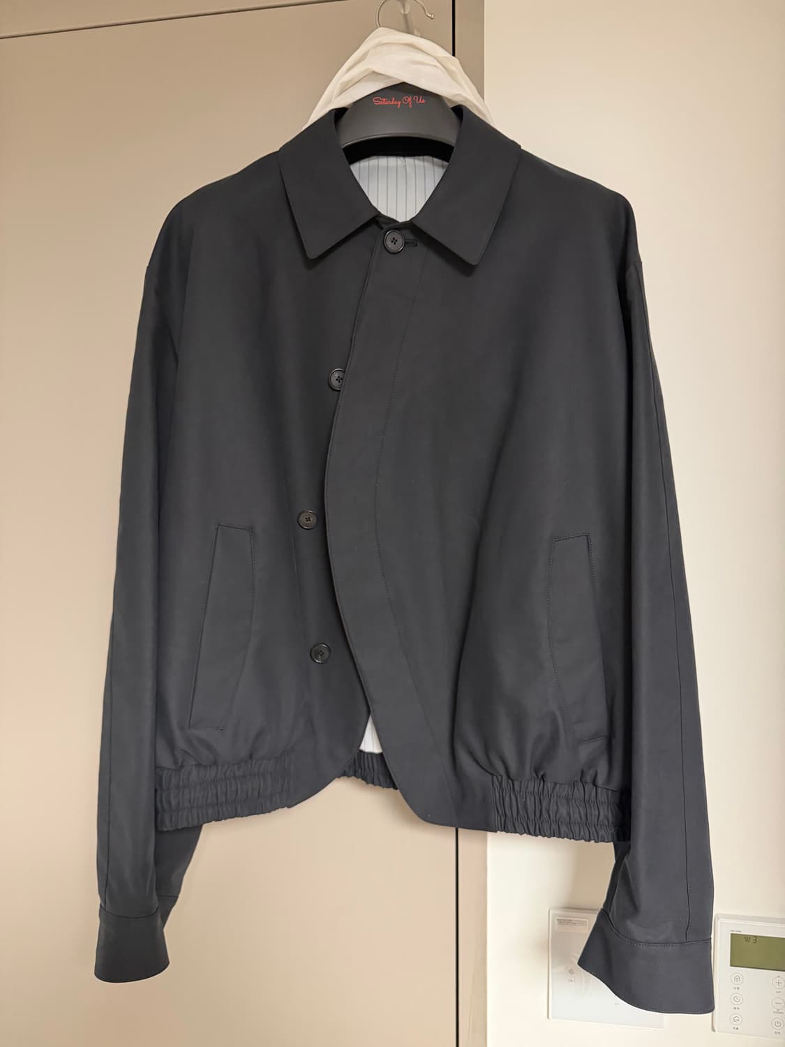 STU 라운드 스트링 자켓 블랙 L 상품이미지1