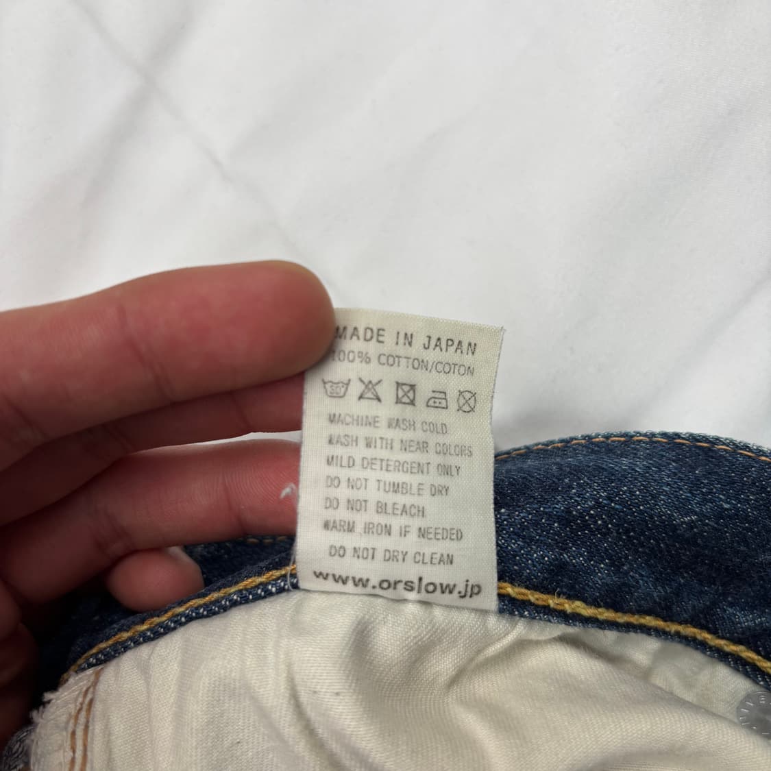 오어슬로우 105 셀비지 데님 팬츠 32 inch 상품이미지9