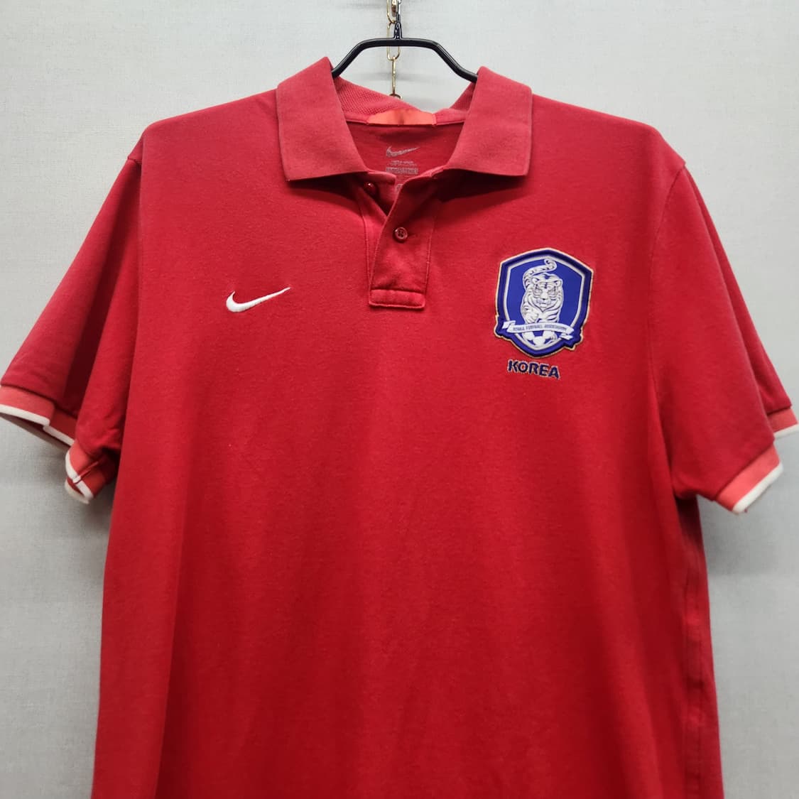 나이키 스우시/국가대표 로고 반팔카라 XL(L) 상품이미지2