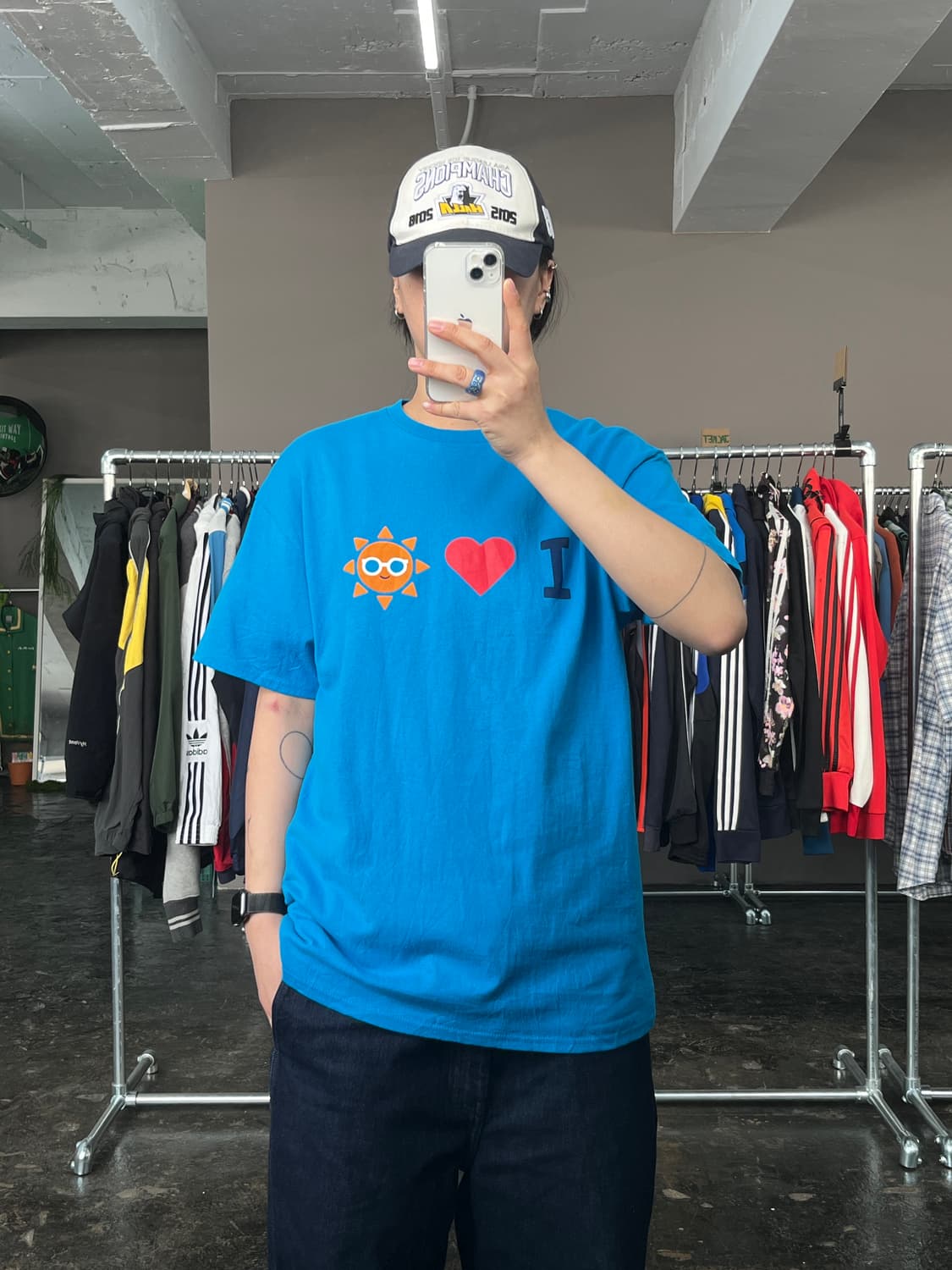 빈티지 프린팅 반팔 티셔츠 상품이미지1