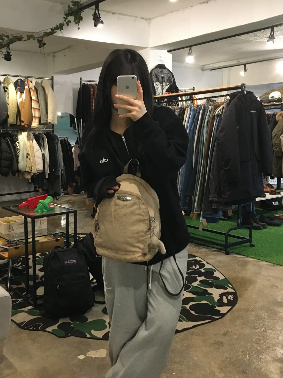 키플링 신형 미니 백팩 베이지 상품이미지7