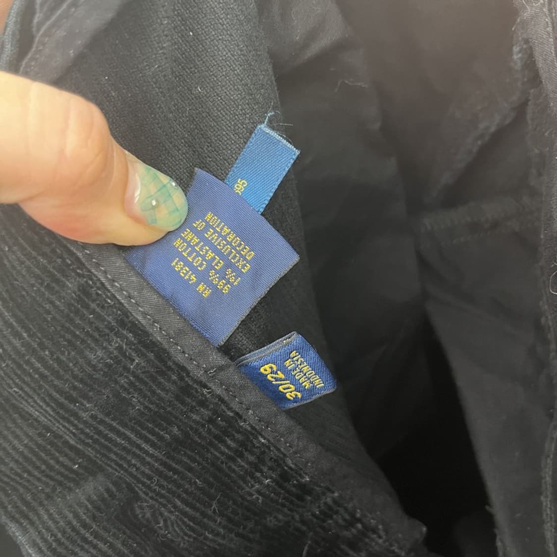폴로 랄프로렌 코듀로이 골덴 조거 카고팬츠 30인치 C05683 상품이미지4