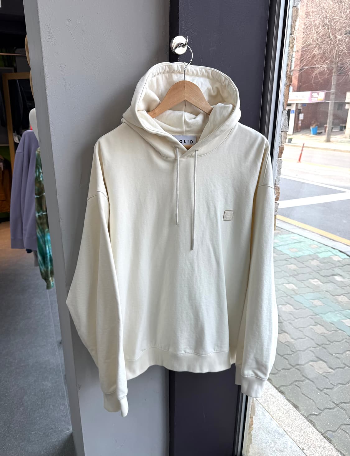 50/ 솔리드옴므 23-24FW 백스프레드 후드티 상품이미지3