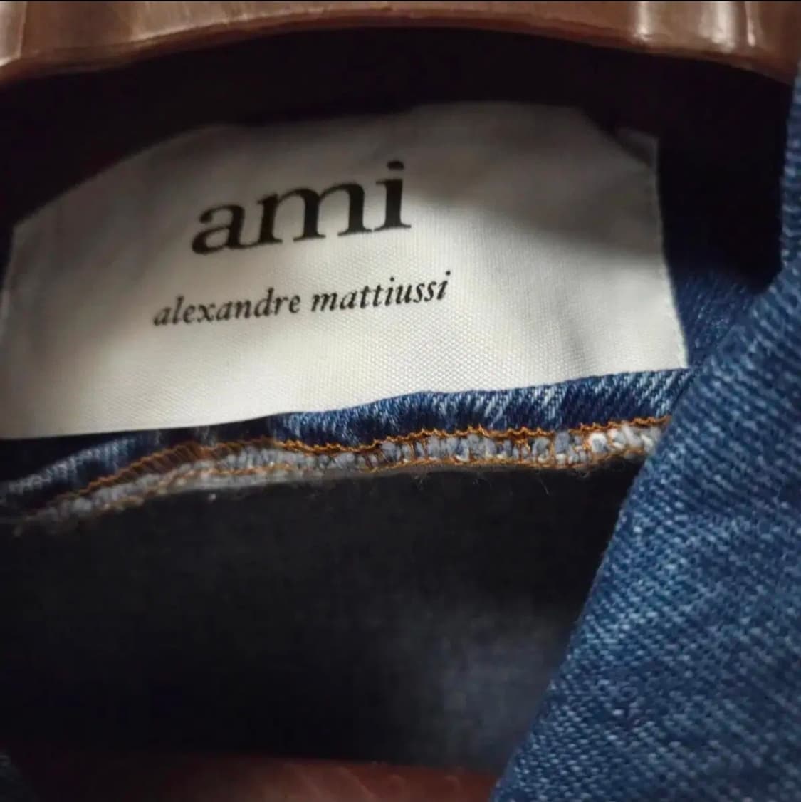 ami 아미 스몰 하트 데님 자켓 XXL 상품이미지3