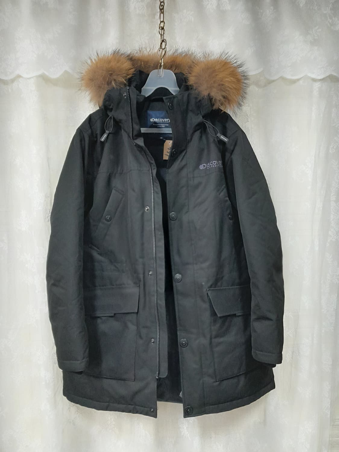 디스커버리 블랙 패딩95 상품이미지4