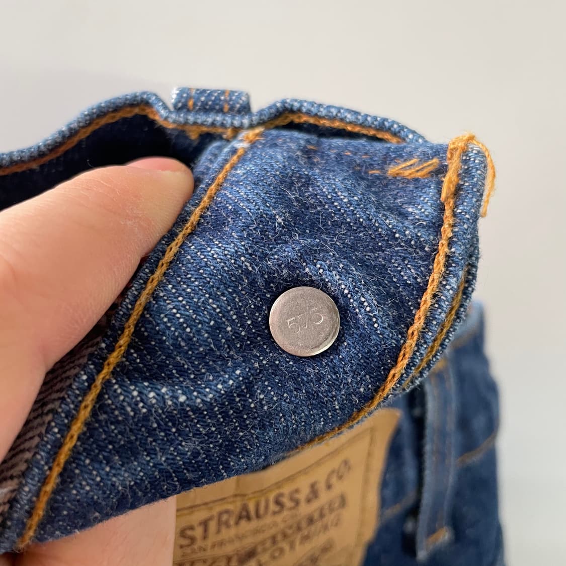 90s 리바이스 517 오렌지탭 부츠컷 데님팬츠 USA  상품이미지9