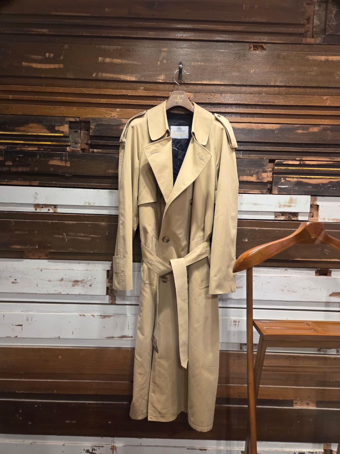 아쿠아스큐텀 트렌치코트 상품이미지6