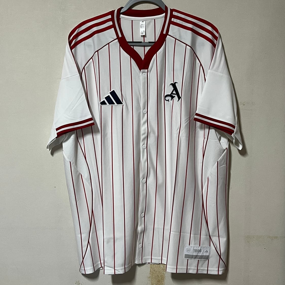 아디다스 아스날 베이스볼 저지 해외 2XL 상품이미지3