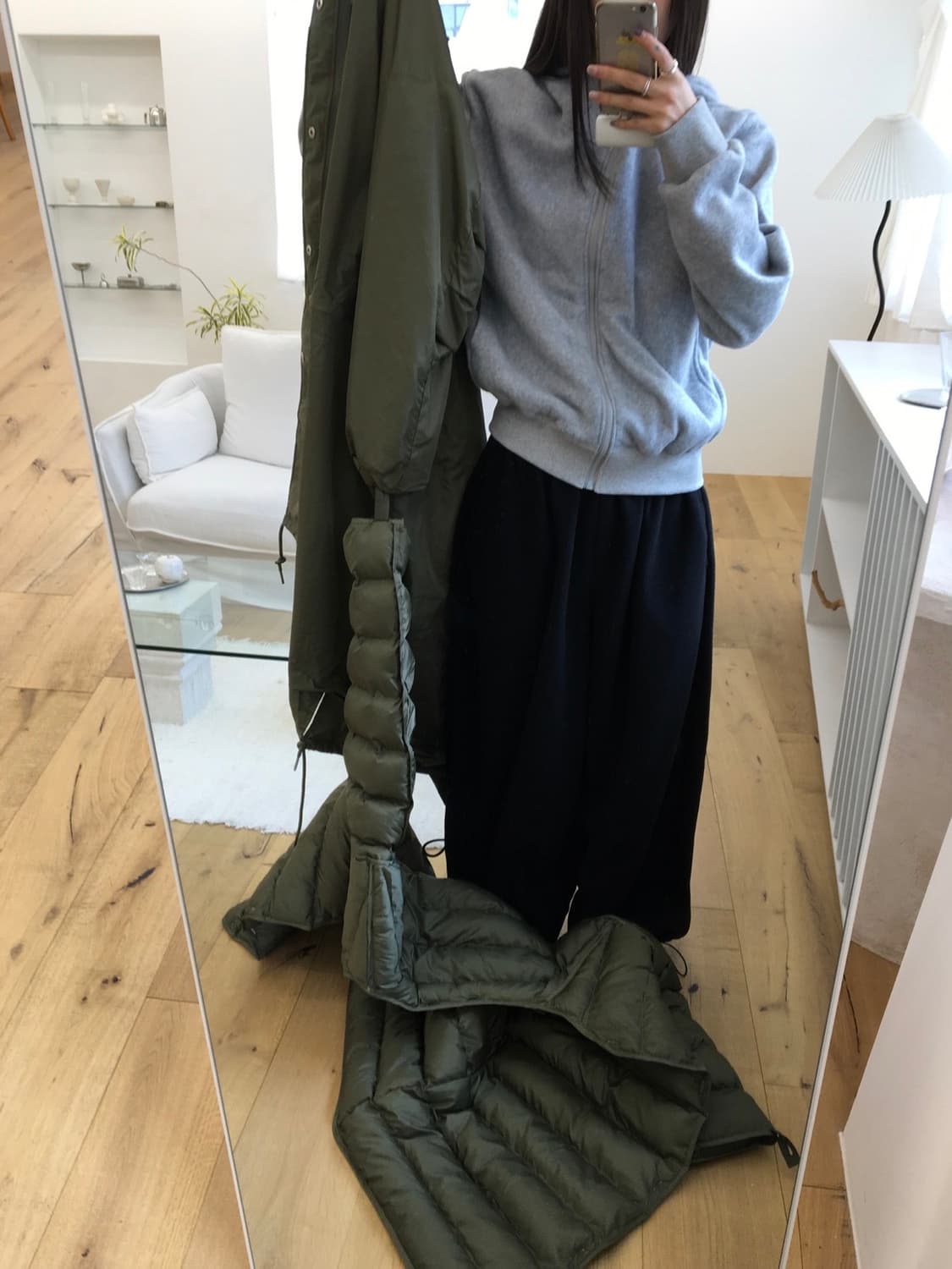 캠프 롱 야상 상품이미지2